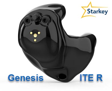 Starkey Genesis AI ITE Rechargeable Hearing Aid