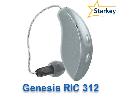 Starkey Genesis AI 312 battery hearing aid