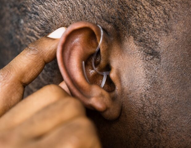 Hearing Aid And Audiology. Handicap And Disability Aid