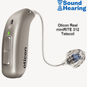 Oticon Real MiniRite 312 battery telecoil hearing aid
