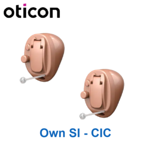 Pair of Oticon Own SI CIC Hearing Aids