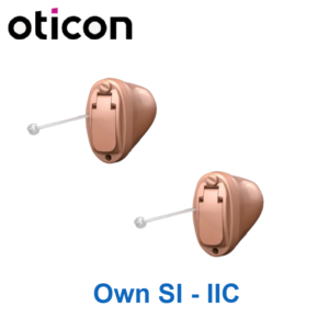 Pair of Oticon Own SI IIC Hearing Aids
