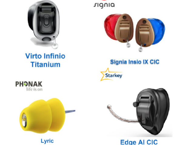 Images of Phonak Titanium, Signia Insio IX, Lyric, Starkey edge ai