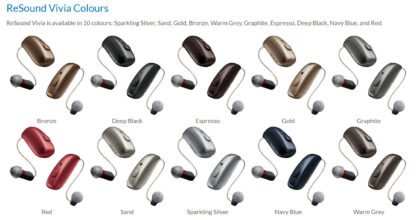 Resound Vivia Hearing aids colours available