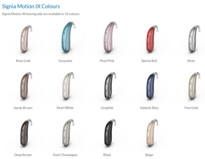 show all Motion IX colours