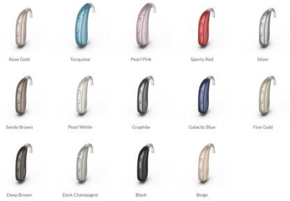 Gallery of all Signia Motion IX 14 colour range