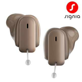 Signia Insio Charge & GO IX hearing aids Mocha