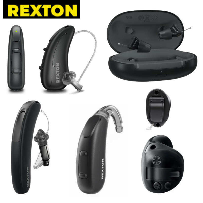Rexton Hearing Aids, Reach RIC, BTE, ITC, CIC, inox and Slim