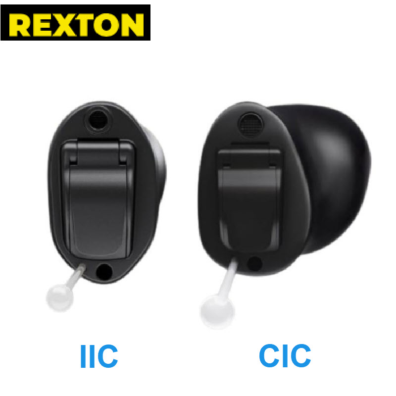 Rexton Reach Custom IIC and CIC hearing aid