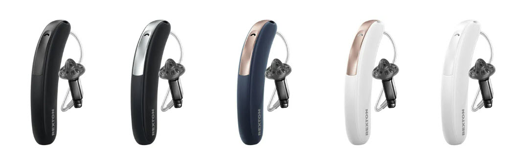 Rexton Reach SR Slim hearing aid colours
